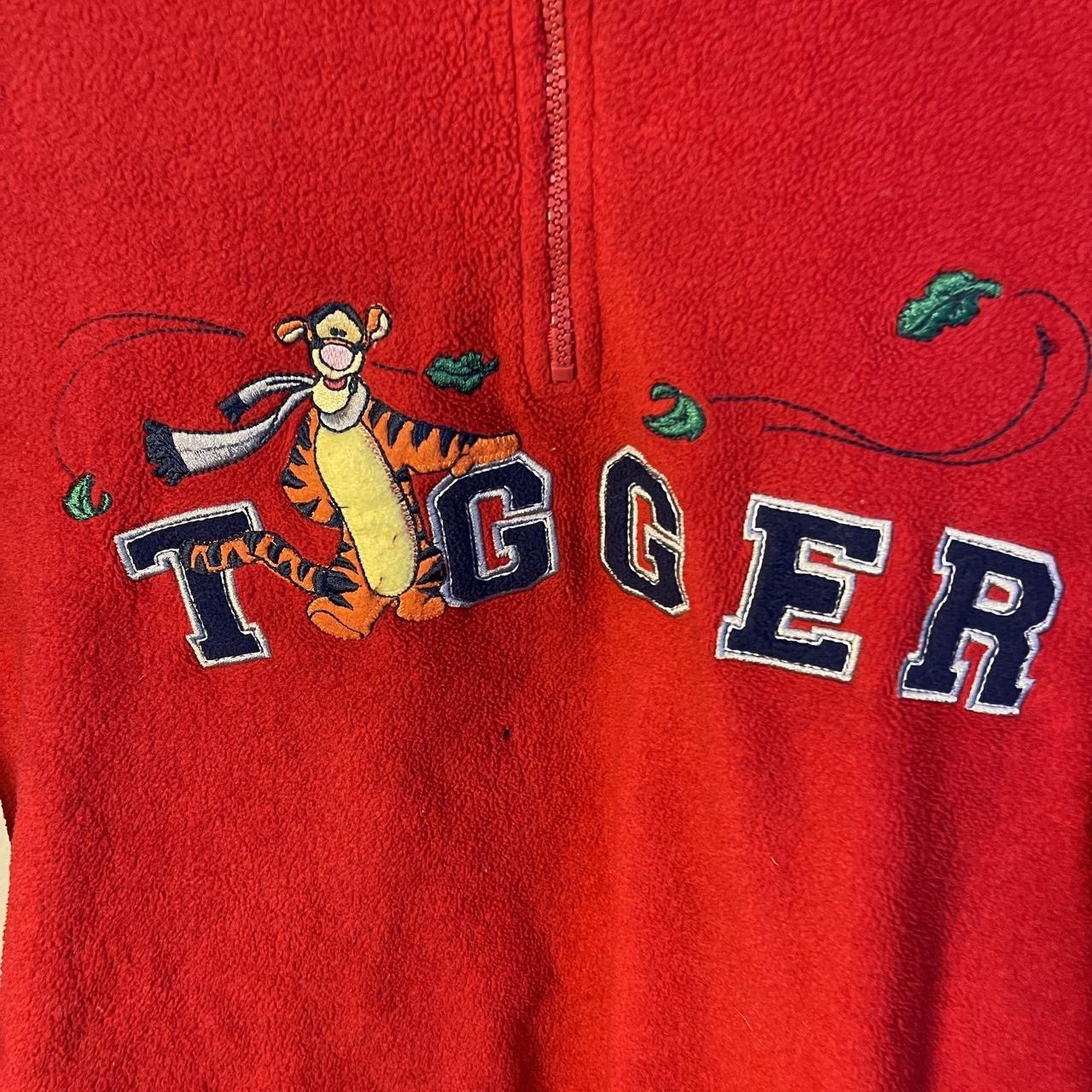 Tigger quarter zip fleece size M kids