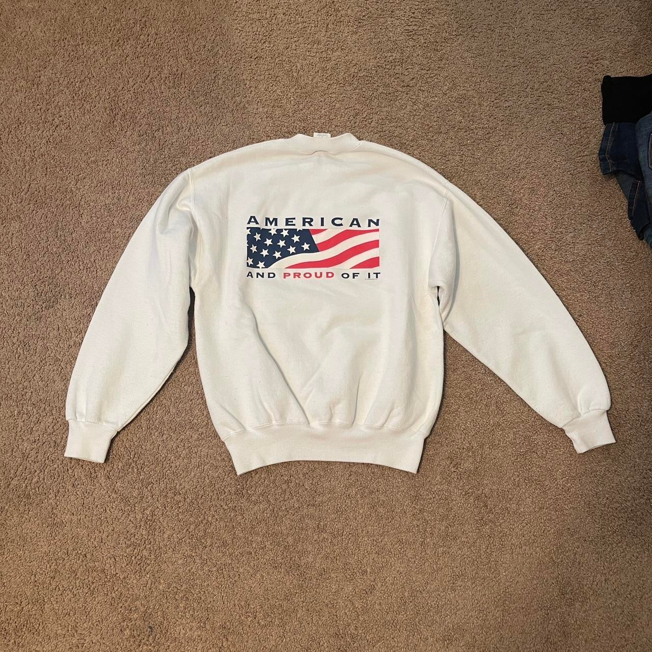 United we stand firefighter crewneck size M