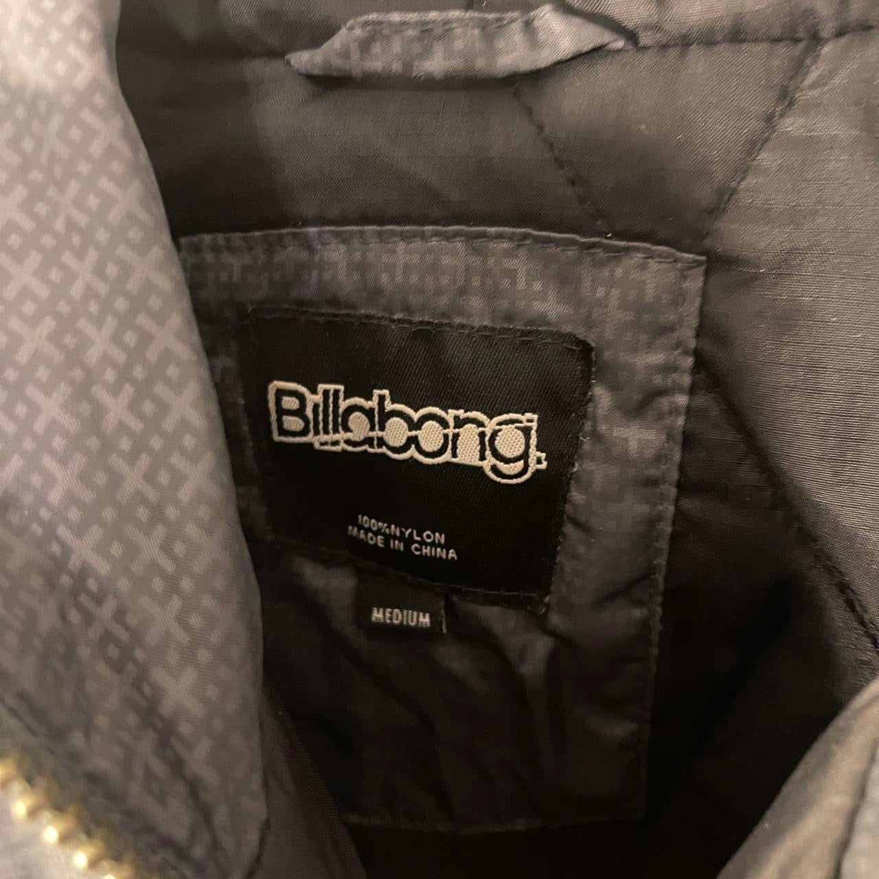 Billabong 2000s fur hood jacket size M