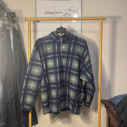 Bungle boy 2000s plaid fleece size XL