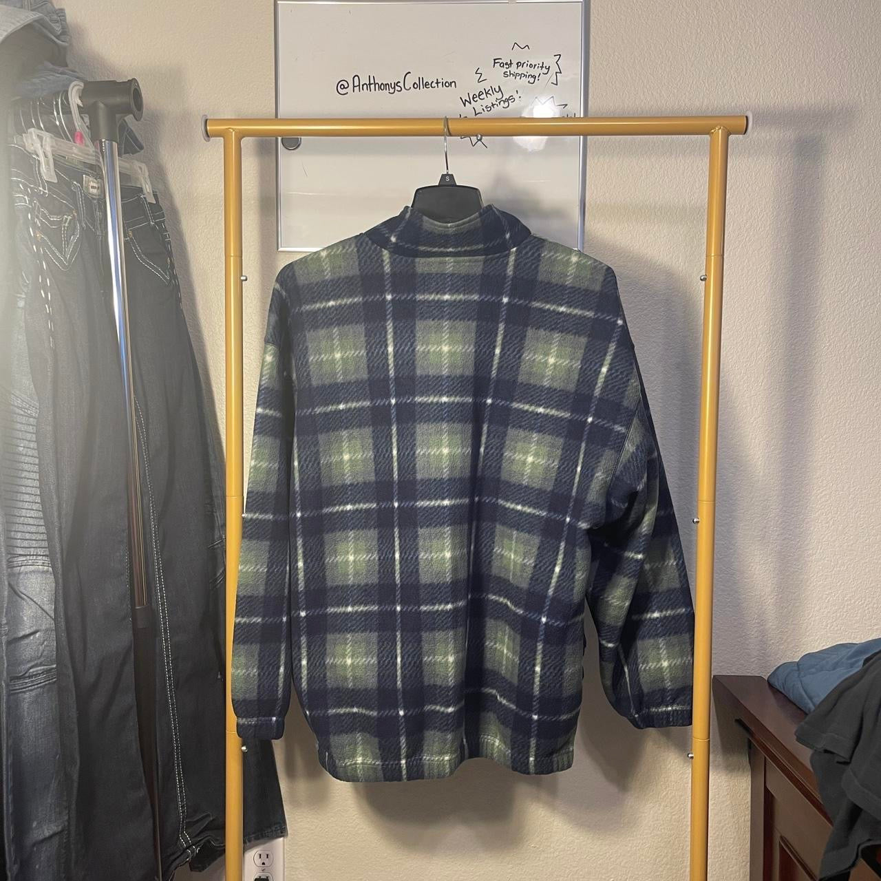 Bungle boy 2000s plaid fleece size XL